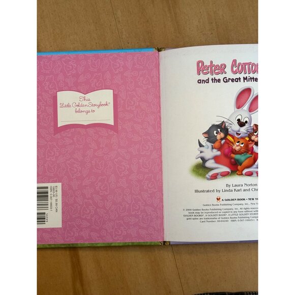 Peter Cottontail And The Great Mitten Hunt Little Golden Book Easter Gift - Picture 4 of 5